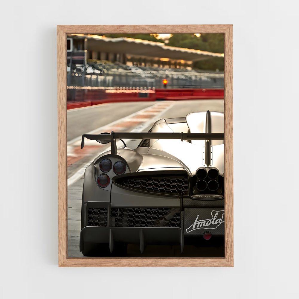 Poster Imola Huayra sophistiqué – affiche Pagani (vue 4)